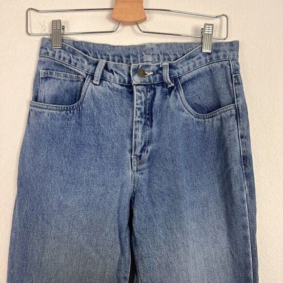 Vintage 90 Spiegel Life Denim Jeans 28” Waist Size 6 Boot Cut Flare Beaded Cuffs - Picture 8 of 10
